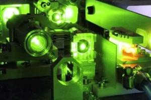 Laser testing and adaptive optics control